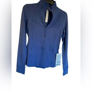 NWT Lululemon define jacket nulu BRILLIANT BLUE Size 6